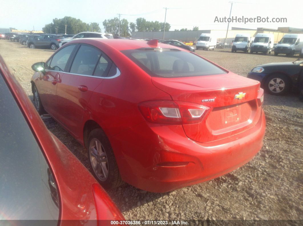 2017 Chevrolet Cruze Lt Red vin: 1G1BE5SMXH7115630