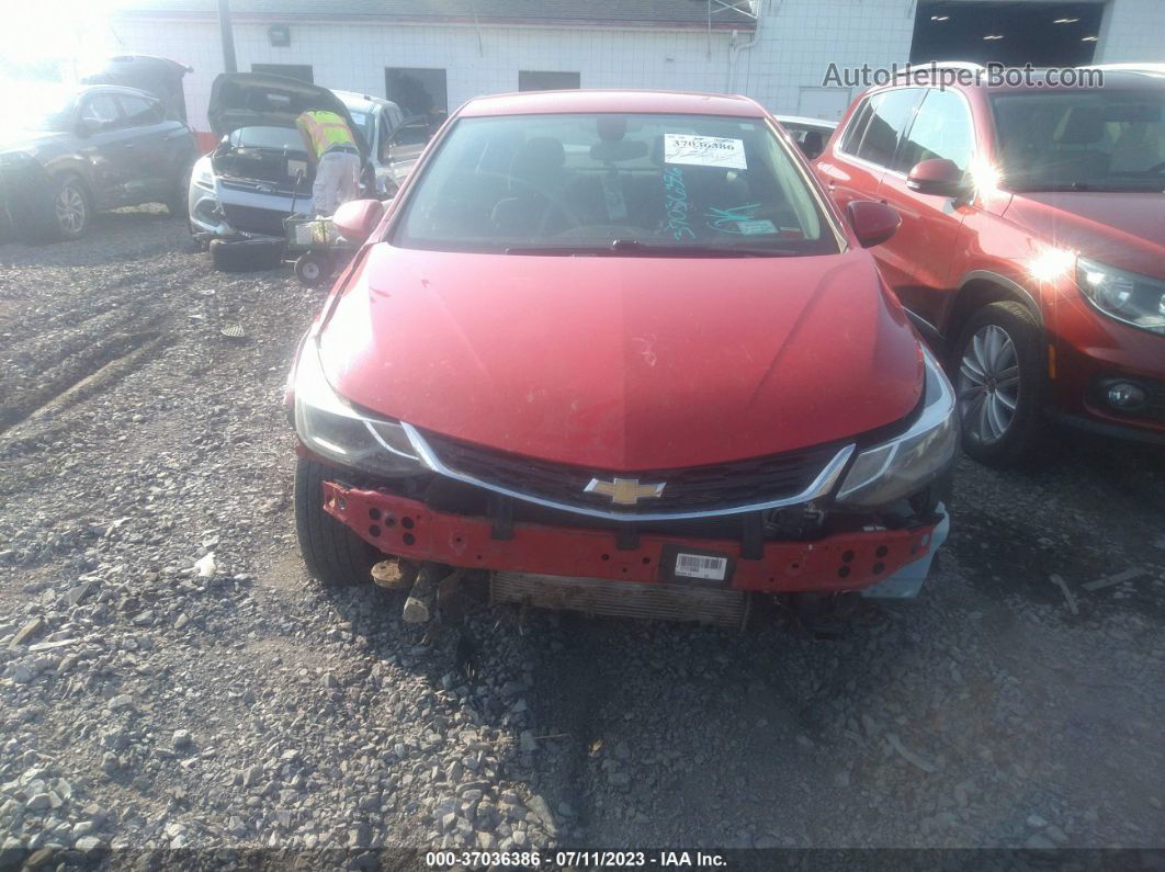 2017 Chevrolet Cruze Lt Red vin: 1G1BE5SMXH7115630