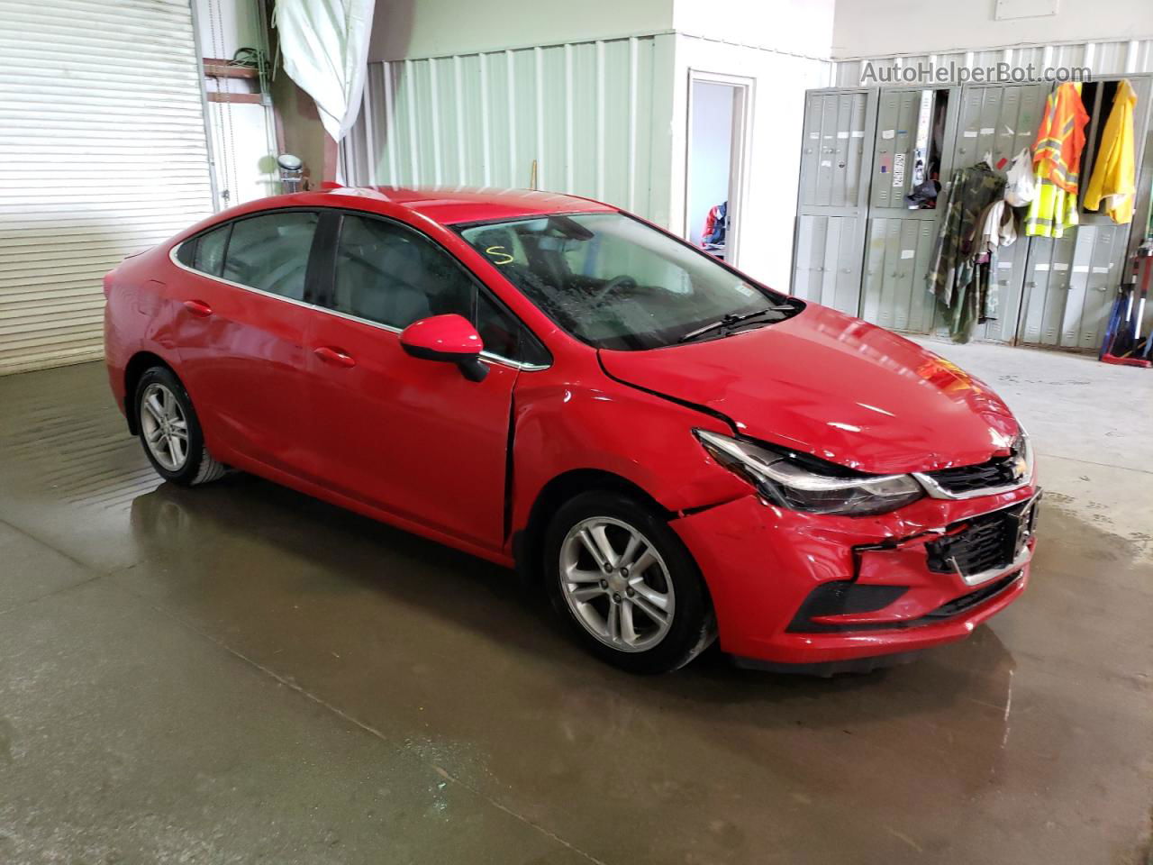 2017 Chevrolet Cruze Lt Красный vin: 1G1BE5SMXH7118155