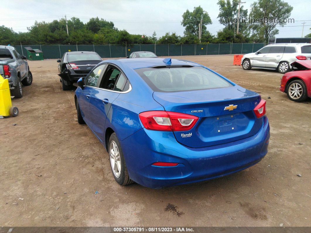 2017 Chevrolet Cruze Lt Auto Blue vin: 1G1BE5SMXH7155982