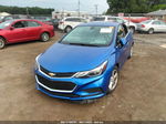 2017 Chevrolet Cruze Lt Auto Blue vin: 1G1BE5SMXH7155982