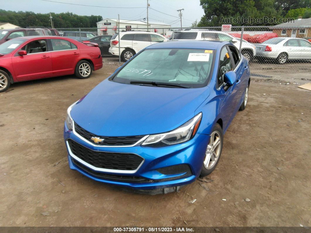 2017 Chevrolet Cruze Lt Auto Blue vin: 1G1BE5SMXH7155982