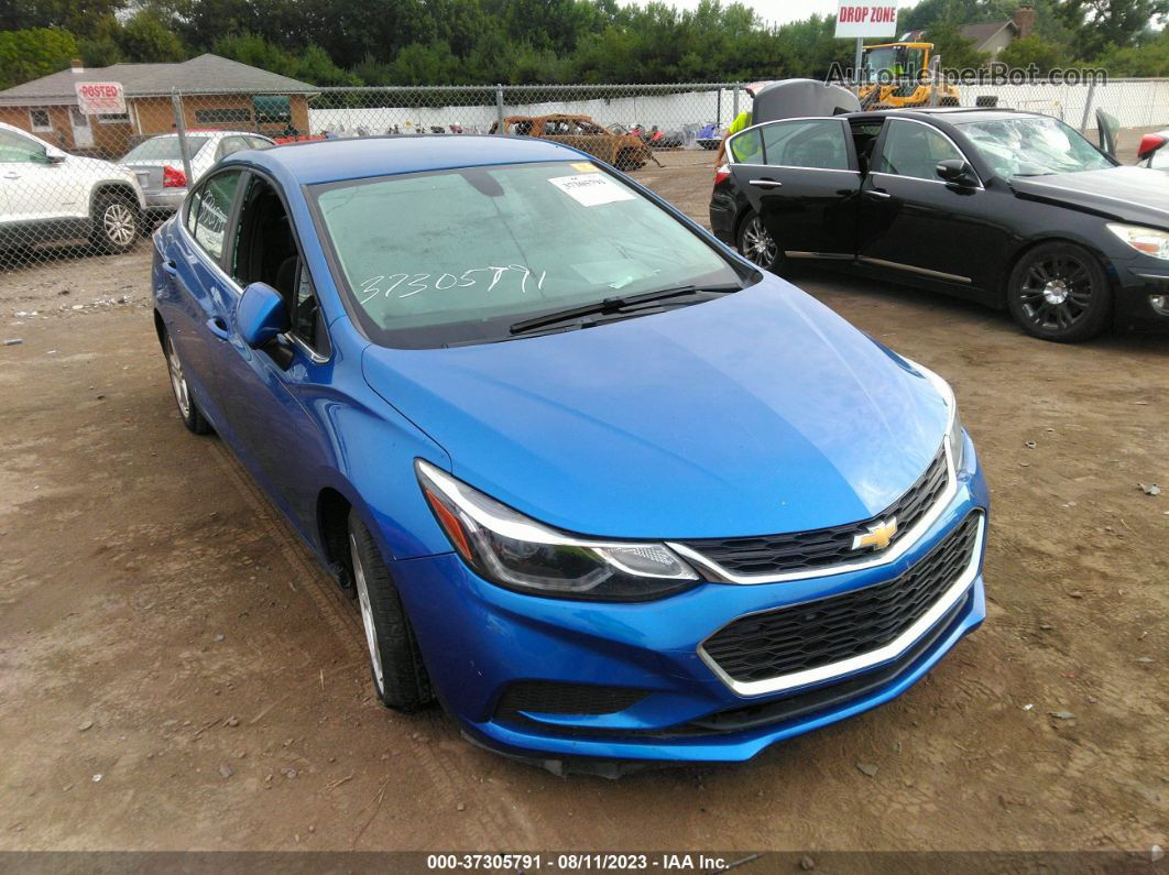 2017 Chevrolet Cruze Lt Auto Blue vin: 1G1BE5SMXH7155982