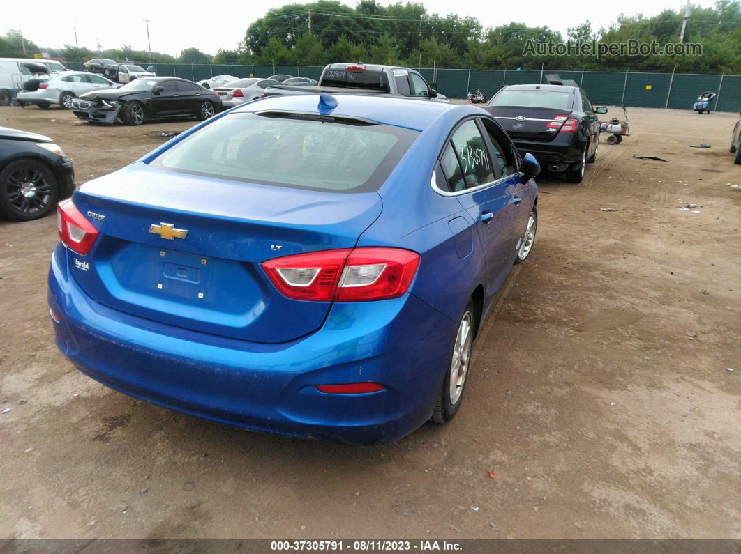 2017 Chevrolet Cruze Lt Auto Blue vin: 1G1BE5SMXH7155982