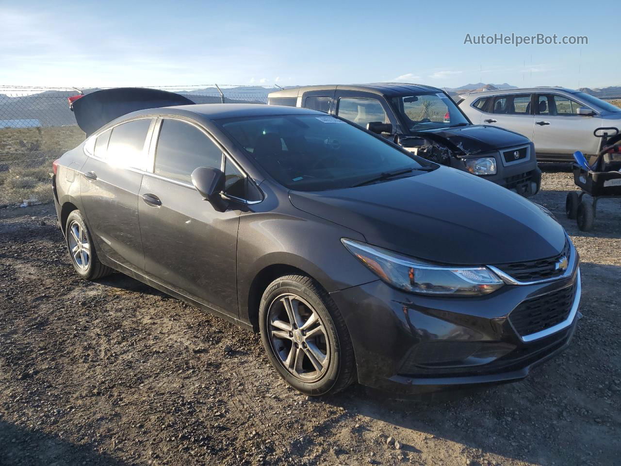 2017 Chevrolet Cruze Lt Charcoal vin: 1G1BE5SMXH7160969