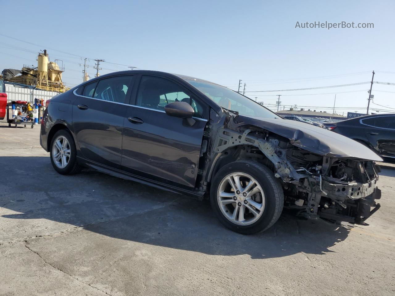 2017 Chevrolet Cruze Lt Charcoal vin: 1G1BE5SMXH7163385