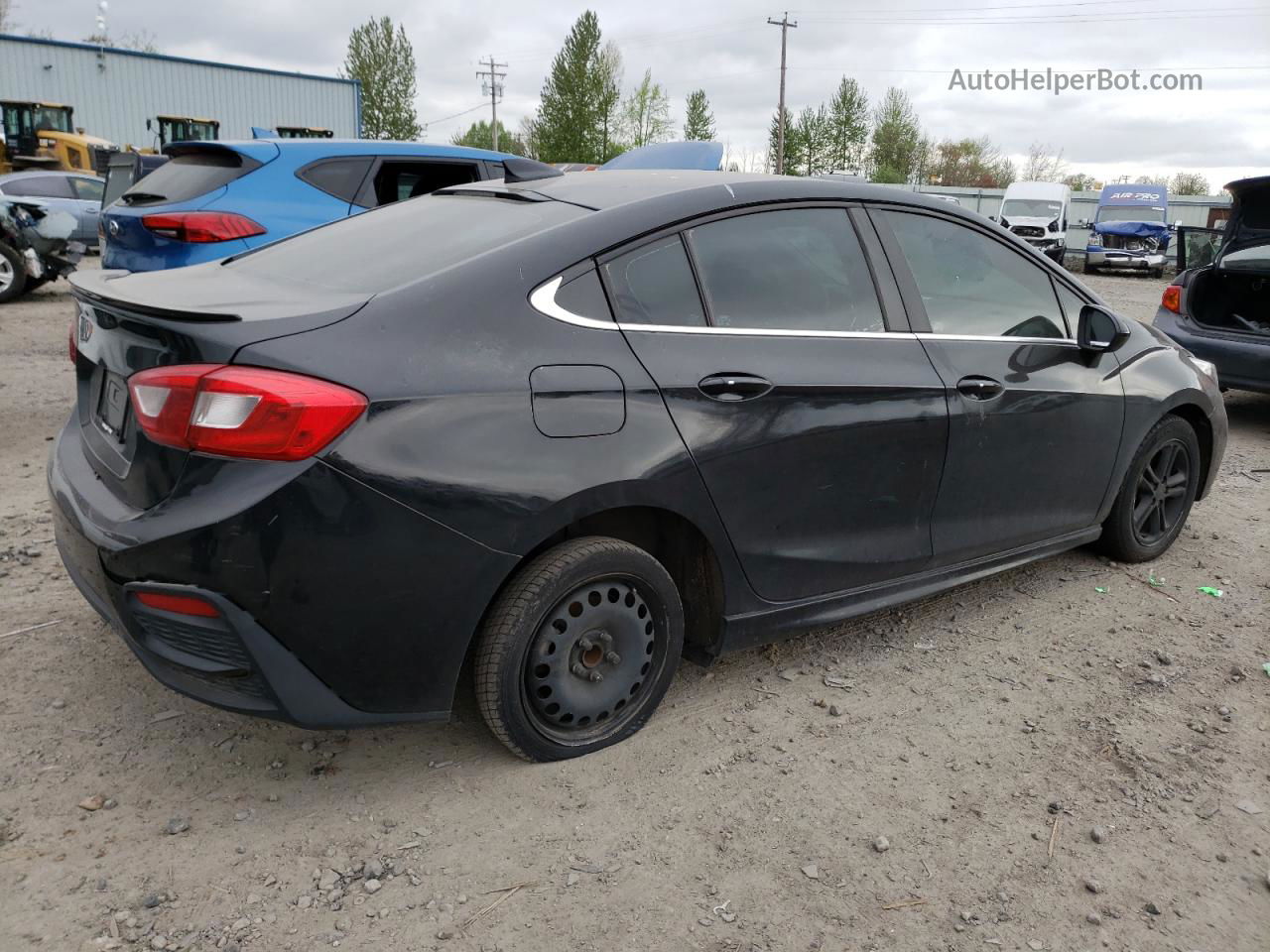 2017 Chevrolet Cruze Lt Black vin: 1G1BE5SMXH7165394