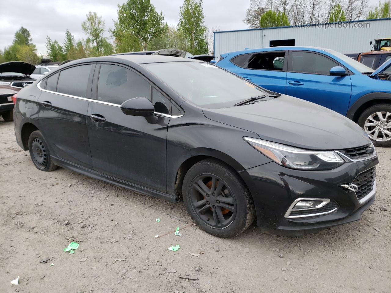 2017 Chevrolet Cruze Lt Black vin: 1G1BE5SMXH7165394