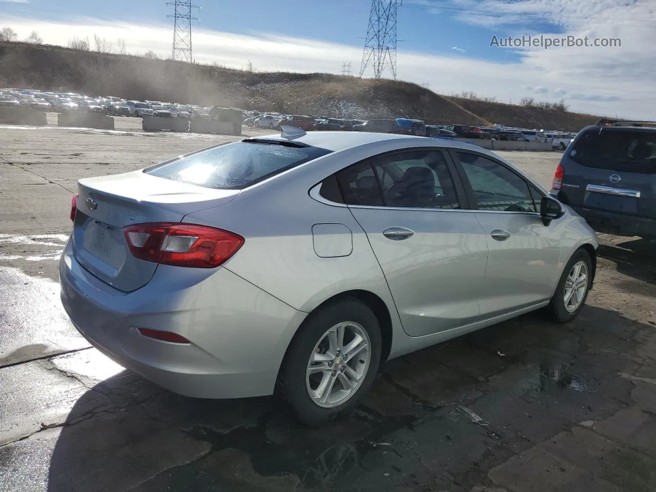 2017 Chevrolet Cruze Lt Silver vin: 1G1BE5SMXH7176380