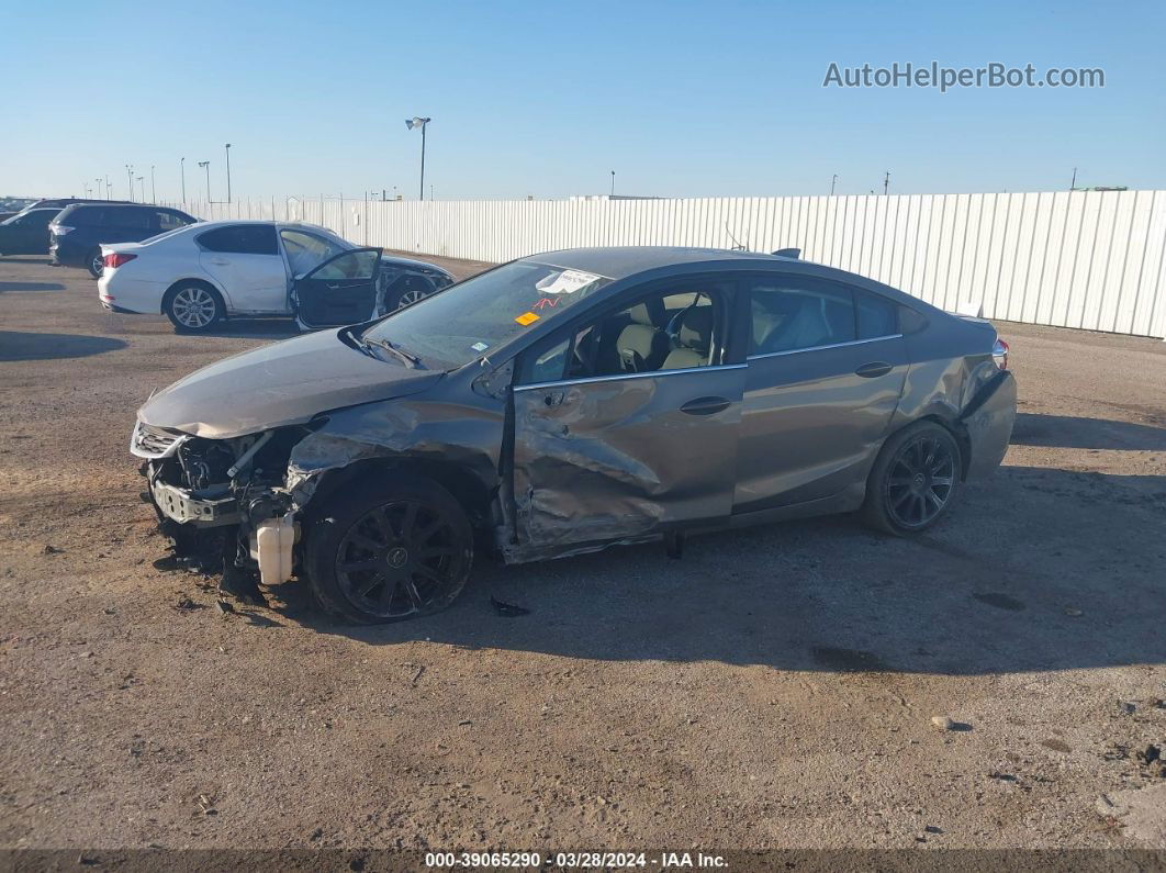 2017 Chevrolet Cruze Lt Auto Gray vin: 1G1BE5SMXH7183202