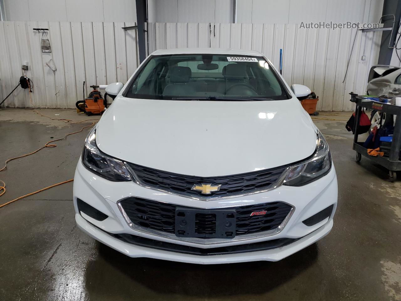 2017 Chevrolet Cruze Lt White vin: 1G1BE5SMXH7183684