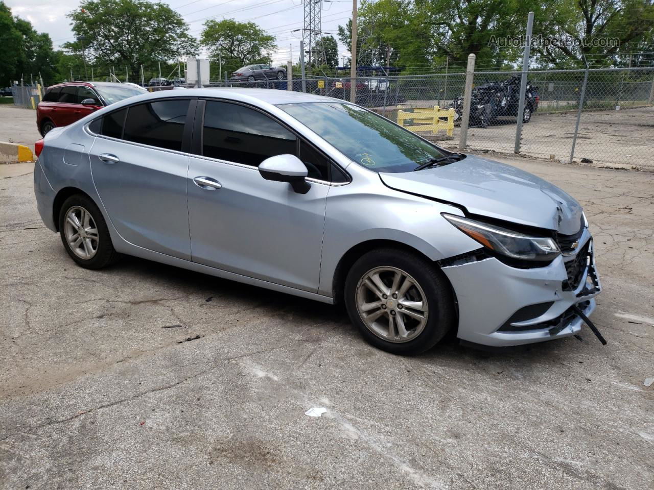 2017 Chevrolet Cruze Lt Silver vin: 1G1BE5SMXH7188965