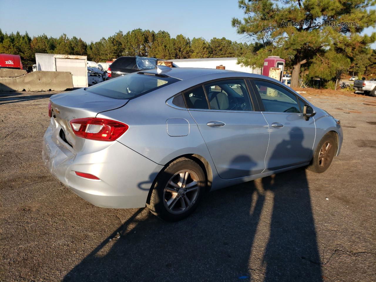 2017 Chevrolet Cruze Lt Silver vin: 1G1BE5SMXH7205487