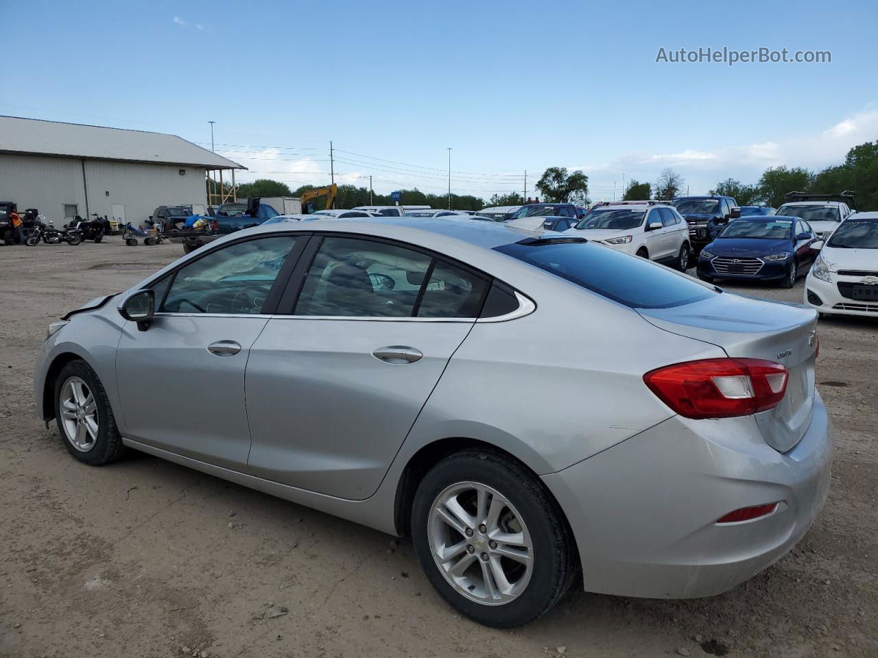 2017 Chevrolet Cruze Lt Silver vin: 1G1BE5SMXH7222788