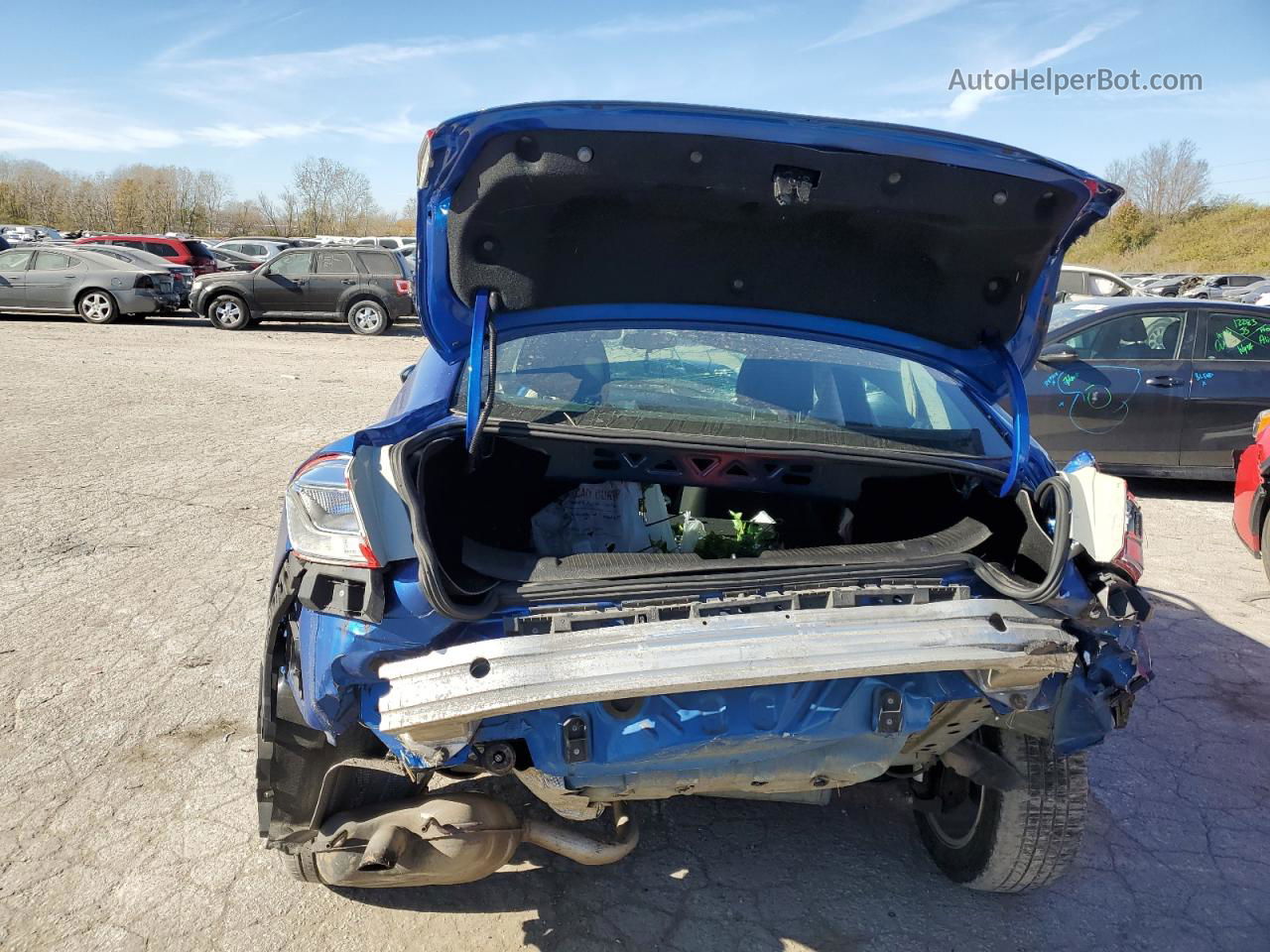 2017 Chevrolet Cruze Lt Blue vin: 1G1BE5SMXH7259209