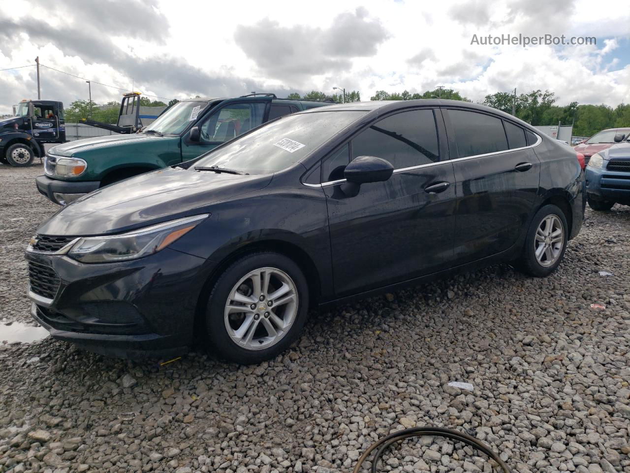 2017 Chevrolet Cruze Lt Black vin: 1G1BE5SMXH7262286