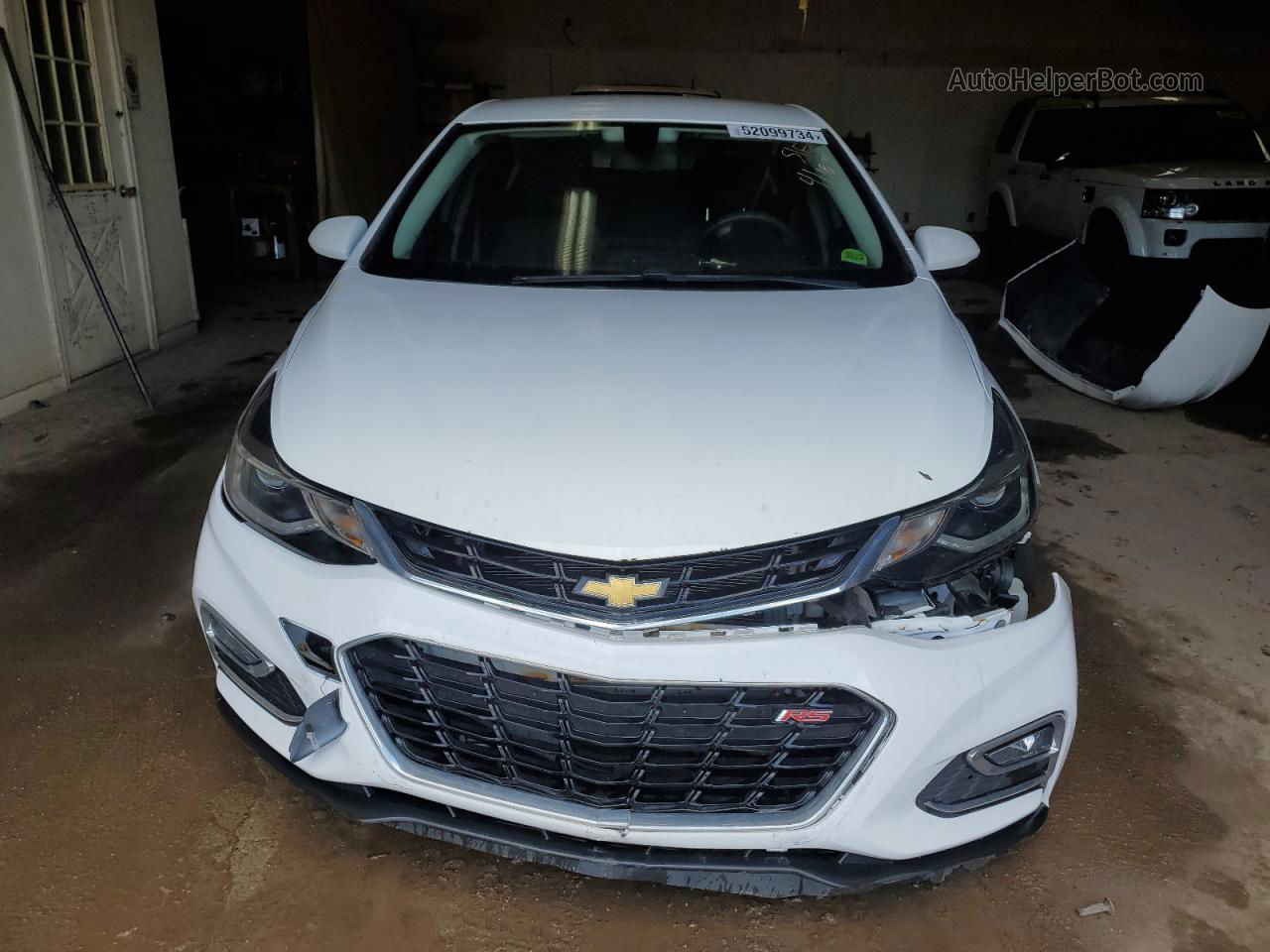 2017 Chevrolet Cruze Lt White vin: 1G1BE5SMXH7280433