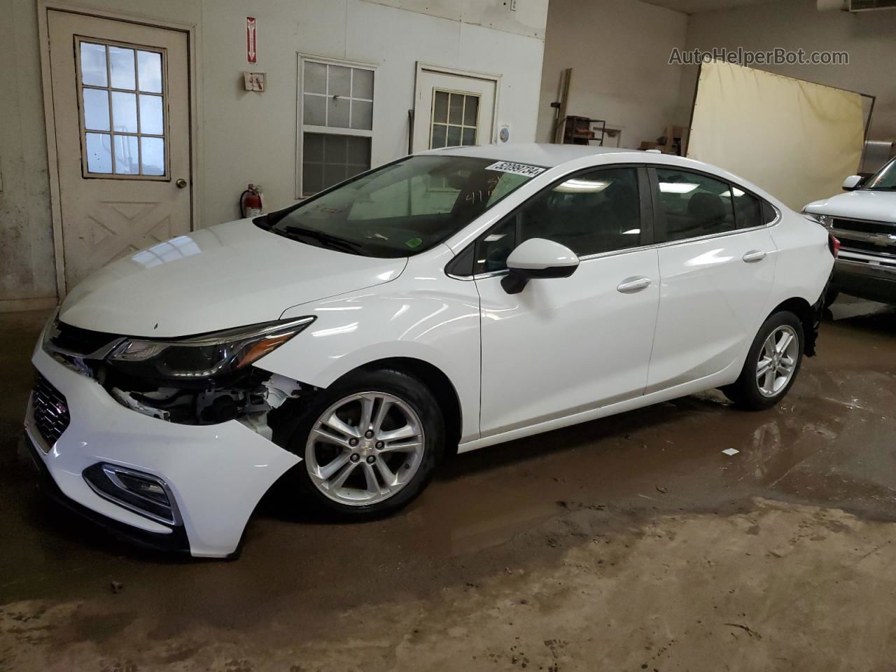 2017 Chevrolet Cruze Lt White vin: 1G1BE5SMXH7280433