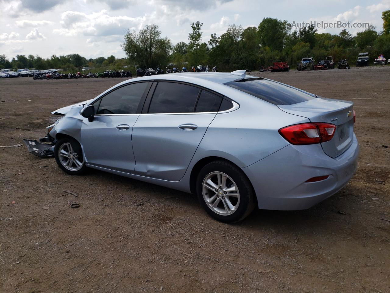 2018 Chevrolet Cruze Lt Синий vin: 1G1BE5SMXJ7115696