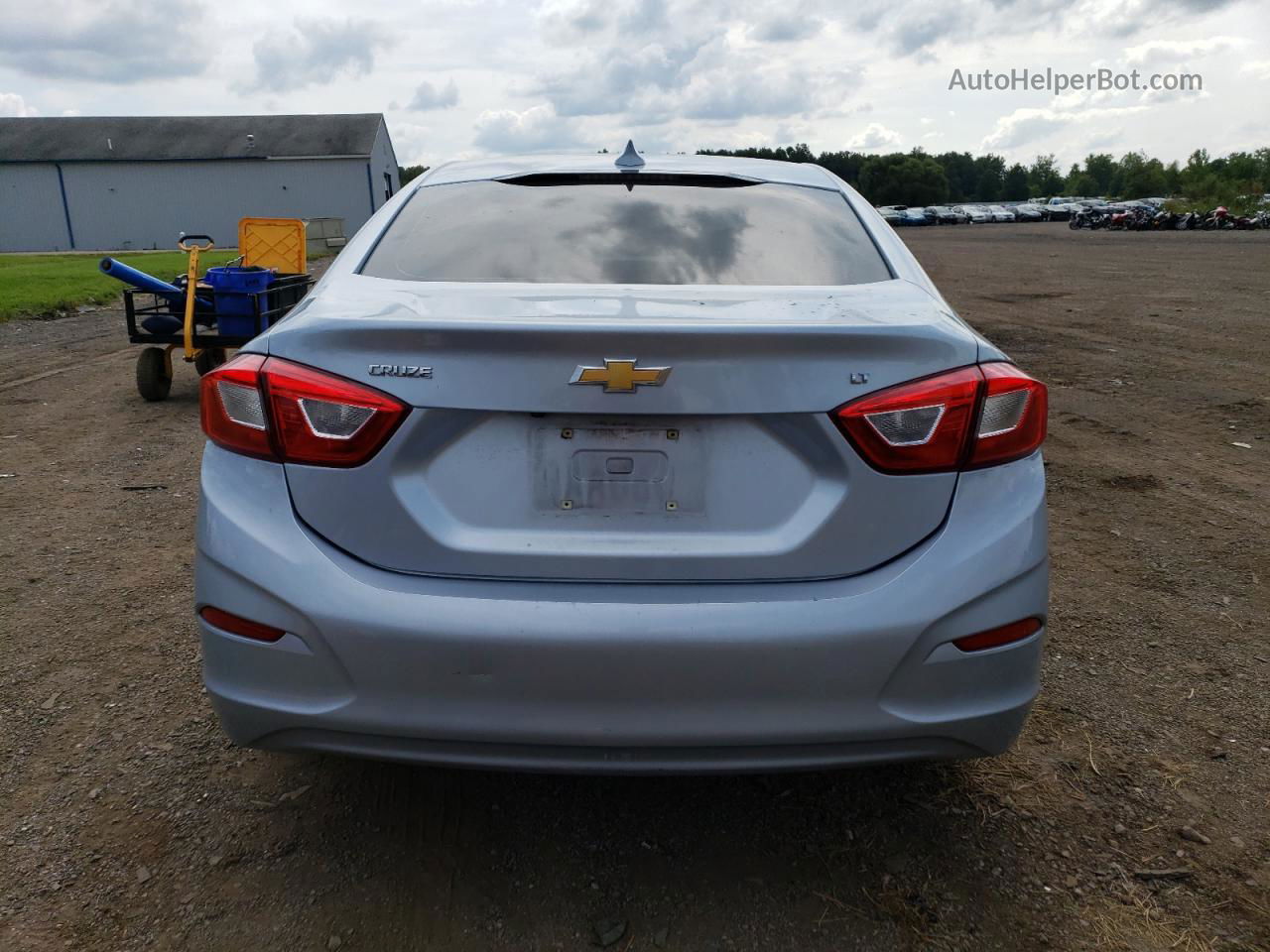 2018 Chevrolet Cruze Lt Синий vin: 1G1BE5SMXJ7115696