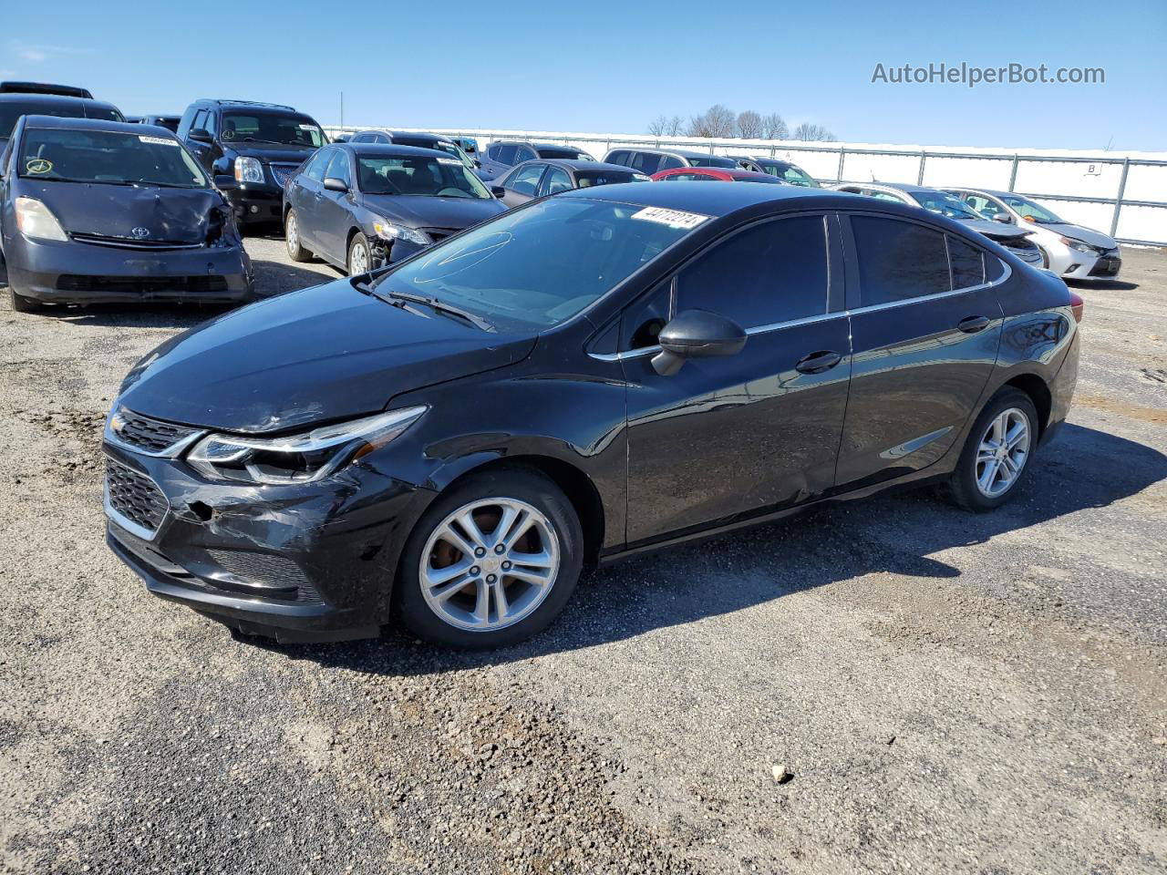 2018 Chevrolet Cruze Lt Черный vin: 1G1BE5SMXJ7116346