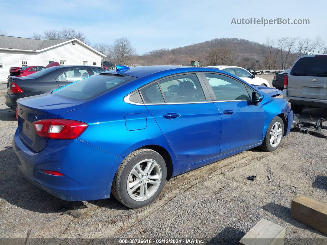 2018 Chevrolet Cruze Lt Auto Blue vin: 1G1BE5SMXJ7124706