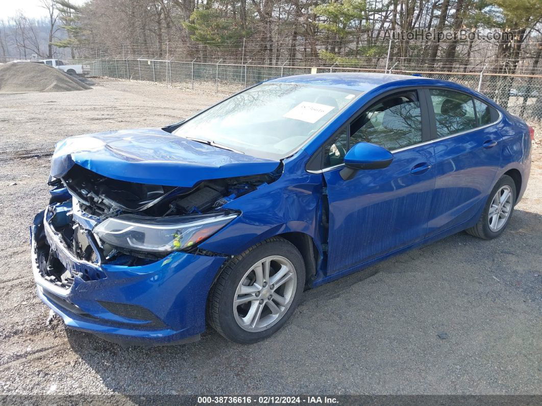 2018 Chevrolet Cruze Lt Auto Blue vin: 1G1BE5SMXJ7124706