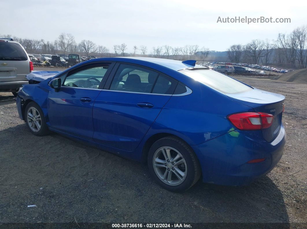 2018 Chevrolet Cruze Lt Auto Blue vin: 1G1BE5SMXJ7124706