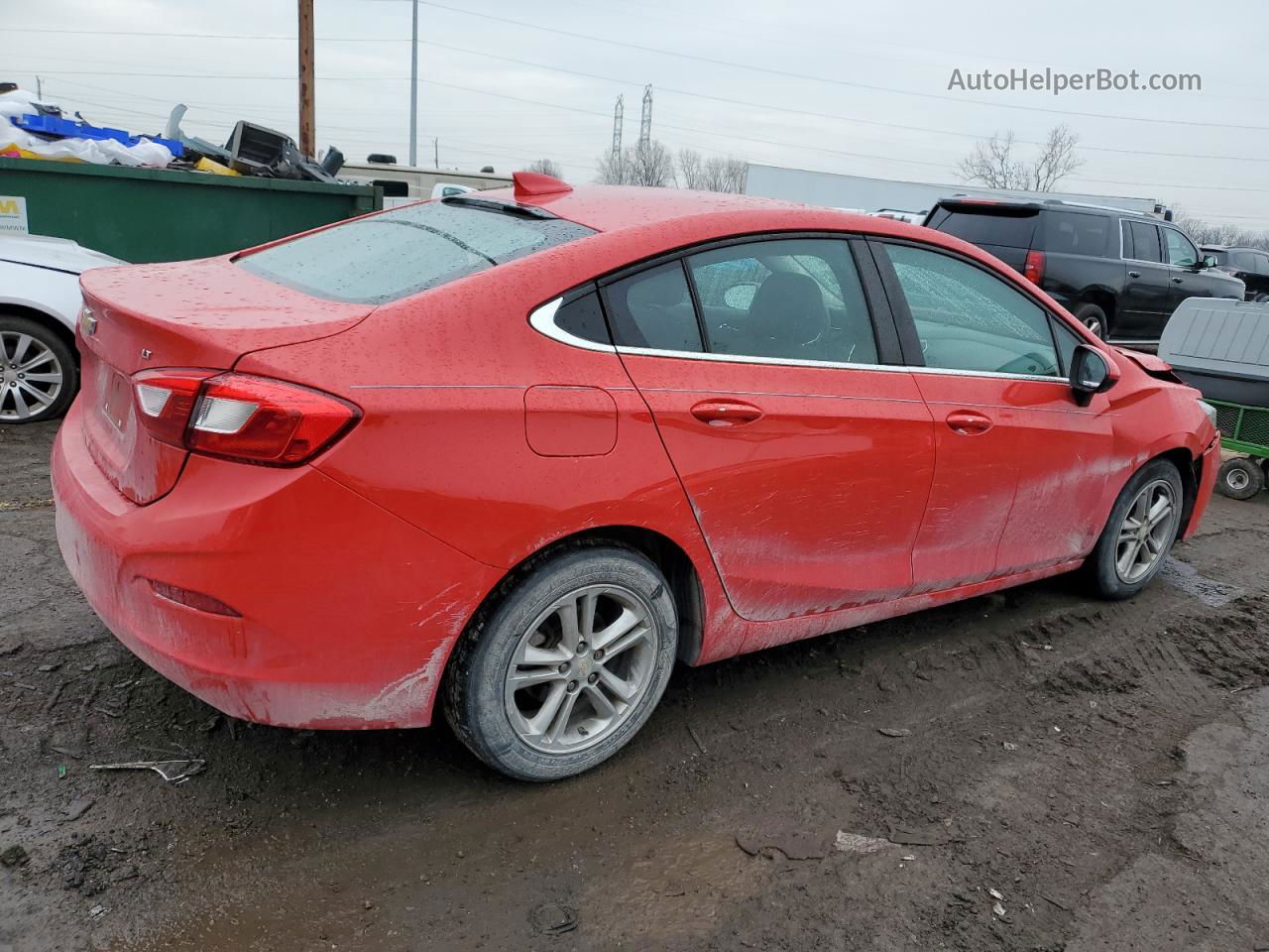 2018 Chevrolet Cruze Lt Красный vin: 1G1BE5SMXJ7130120