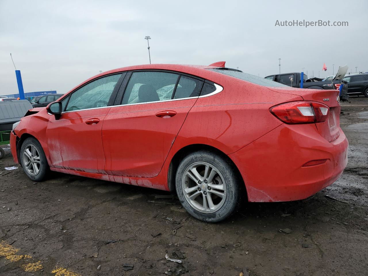 2018 Chevrolet Cruze Lt Красный vin: 1G1BE5SMXJ7130120