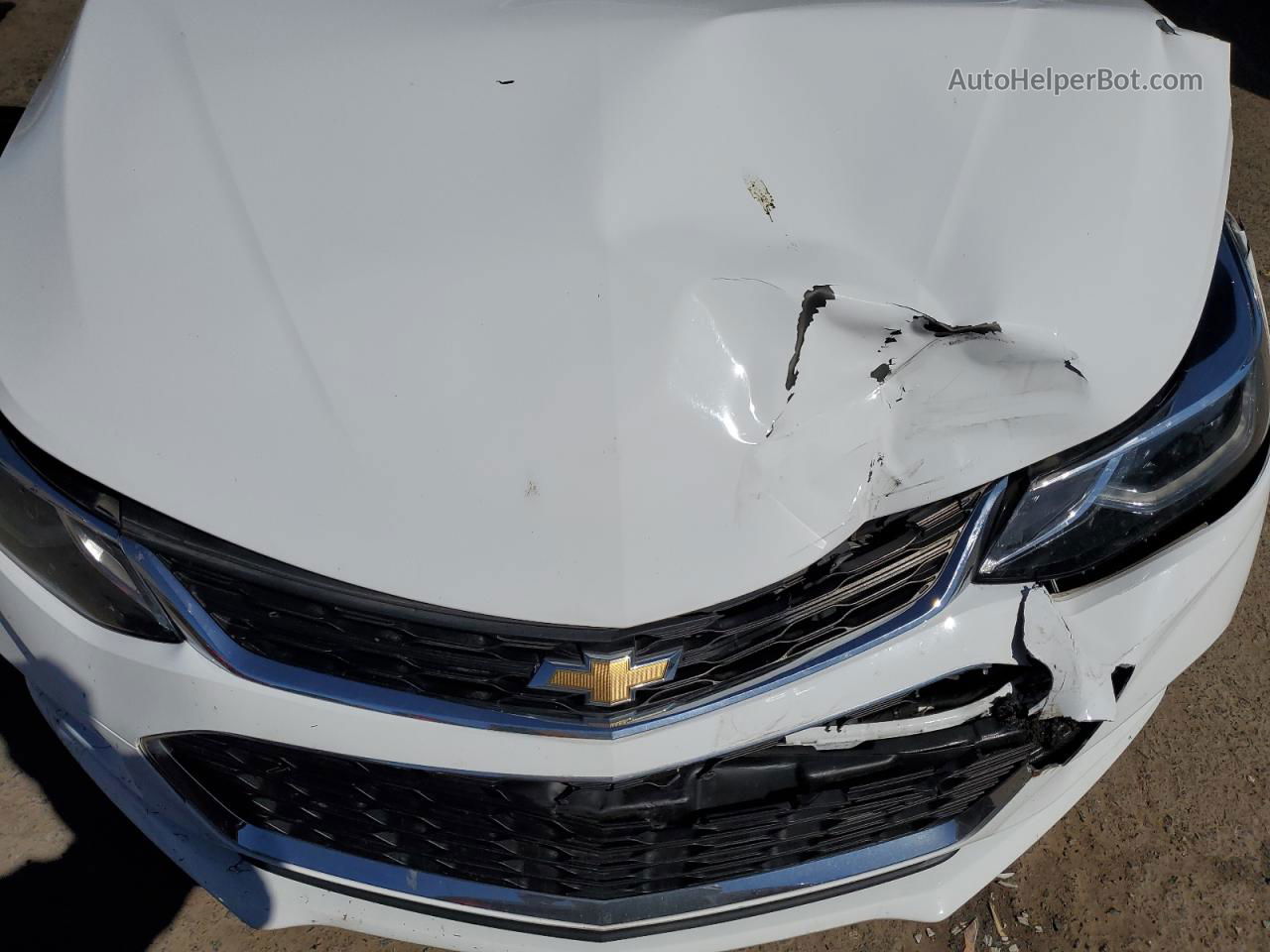 2018 Chevrolet Cruze Lt White vin: 1G1BE5SMXJ7171041