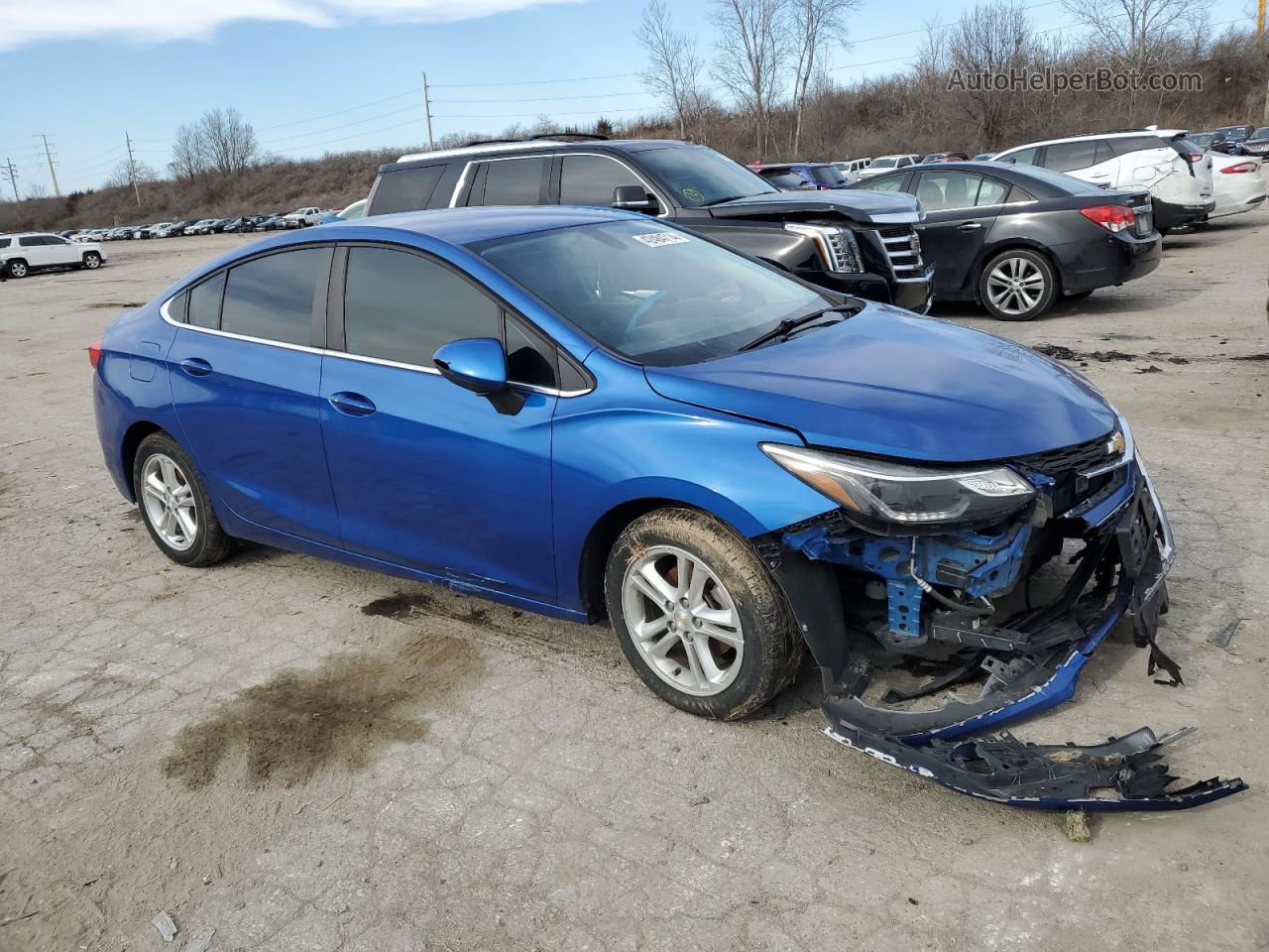 2018 Chevrolet Cruze Lt Blue vin: 1G1BE5SMXJ7178443