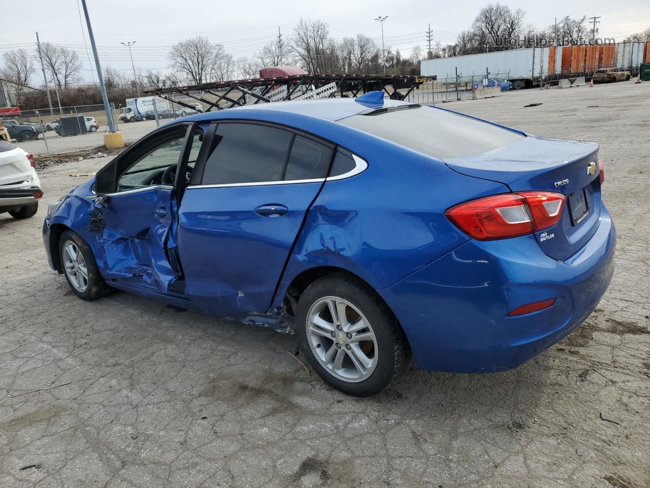 2018 Chevrolet Cruze Lt Blue vin: 1G1BE5SMXJ7178443