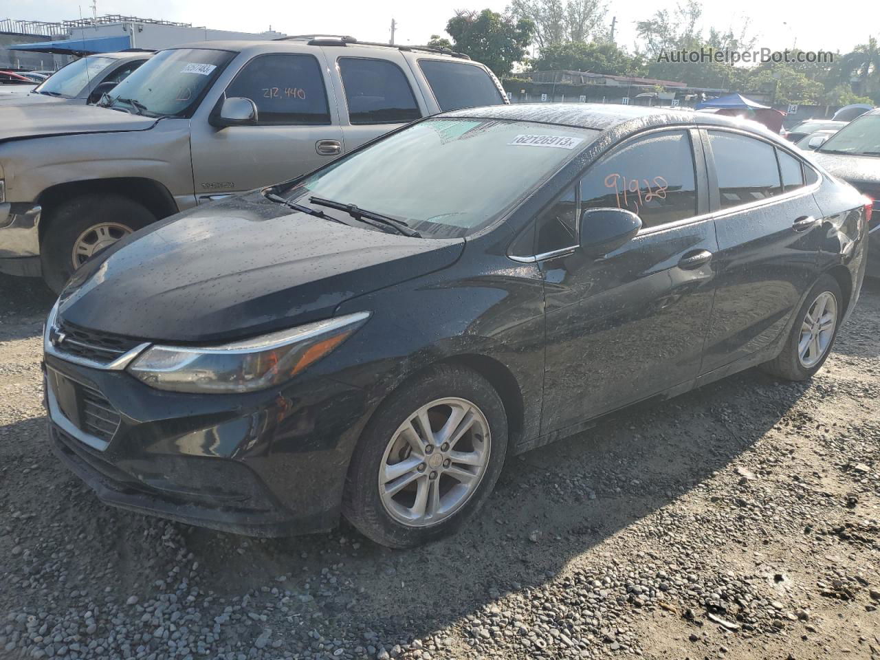 2018 Chevrolet Cruze Lt Black vin: 1G1BE5SMXJ7201719