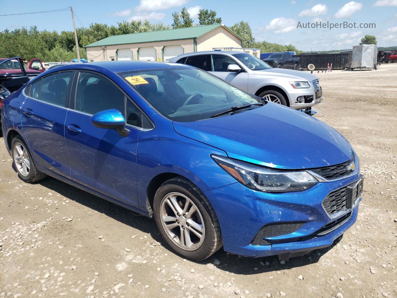 2018 Chevrolet Cruze Lt Blue vin: 1G1BE5SMXJ7214549