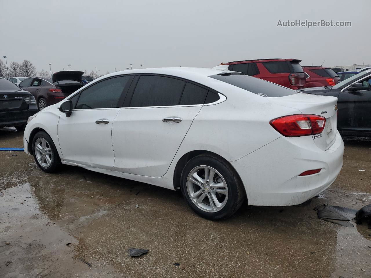 2018 Chevrolet Cruze Lt White vin: 1G1BE5SMXJ7234817