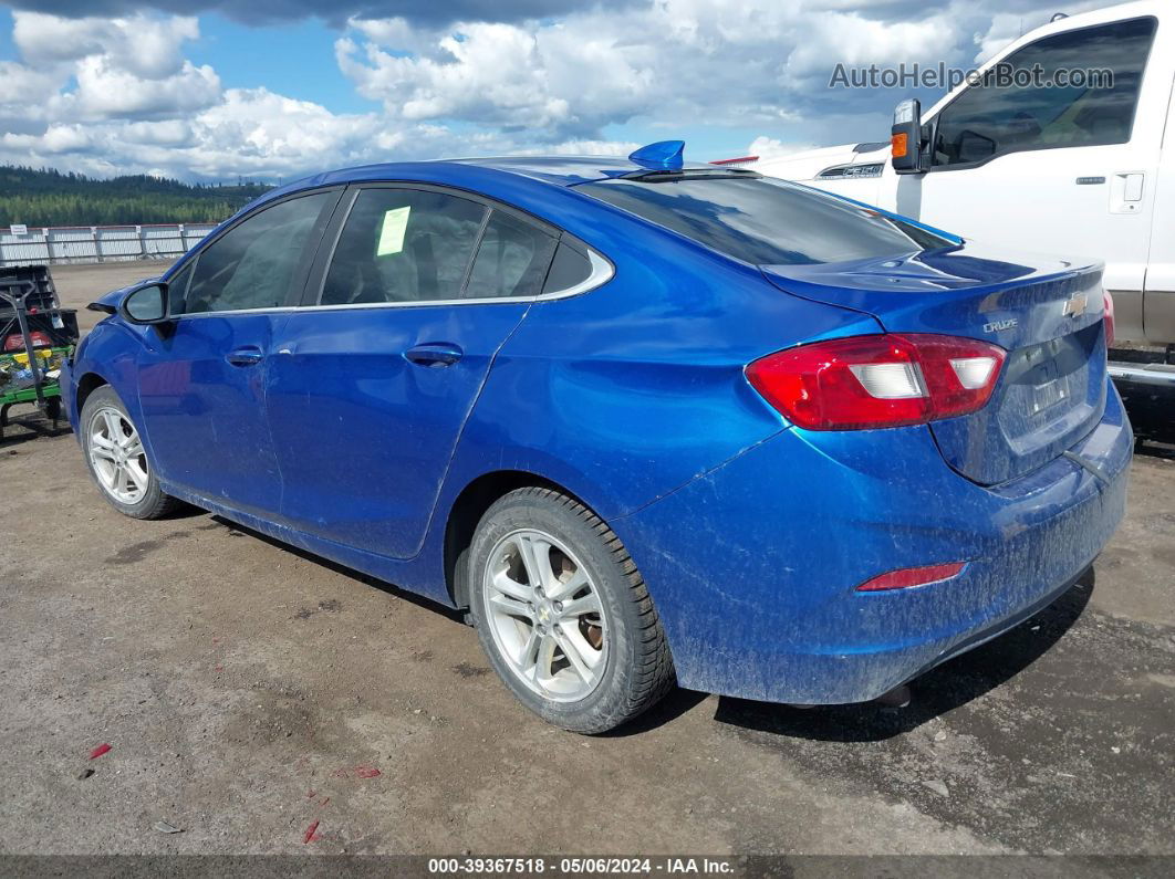 2018 Chevrolet Cruze Lt Auto Blue vin: 1G1BE5SMXJ7238902