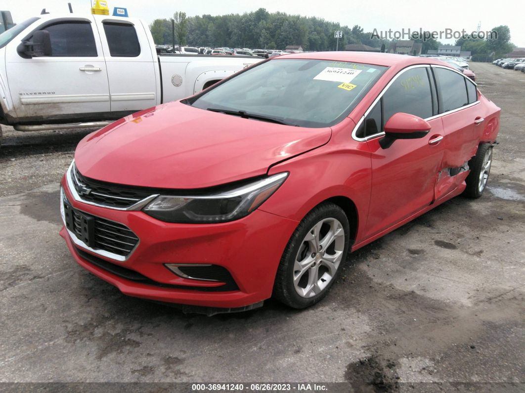 2017 Chevrolet Cruze Premier Auto Red vin: 1G1BF5SM1H7187300