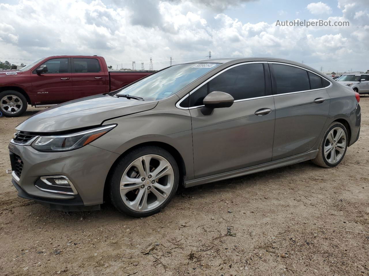 2017 Chevrolet Cruze Premier Gray vin: 1G1BF5SM1H7187460