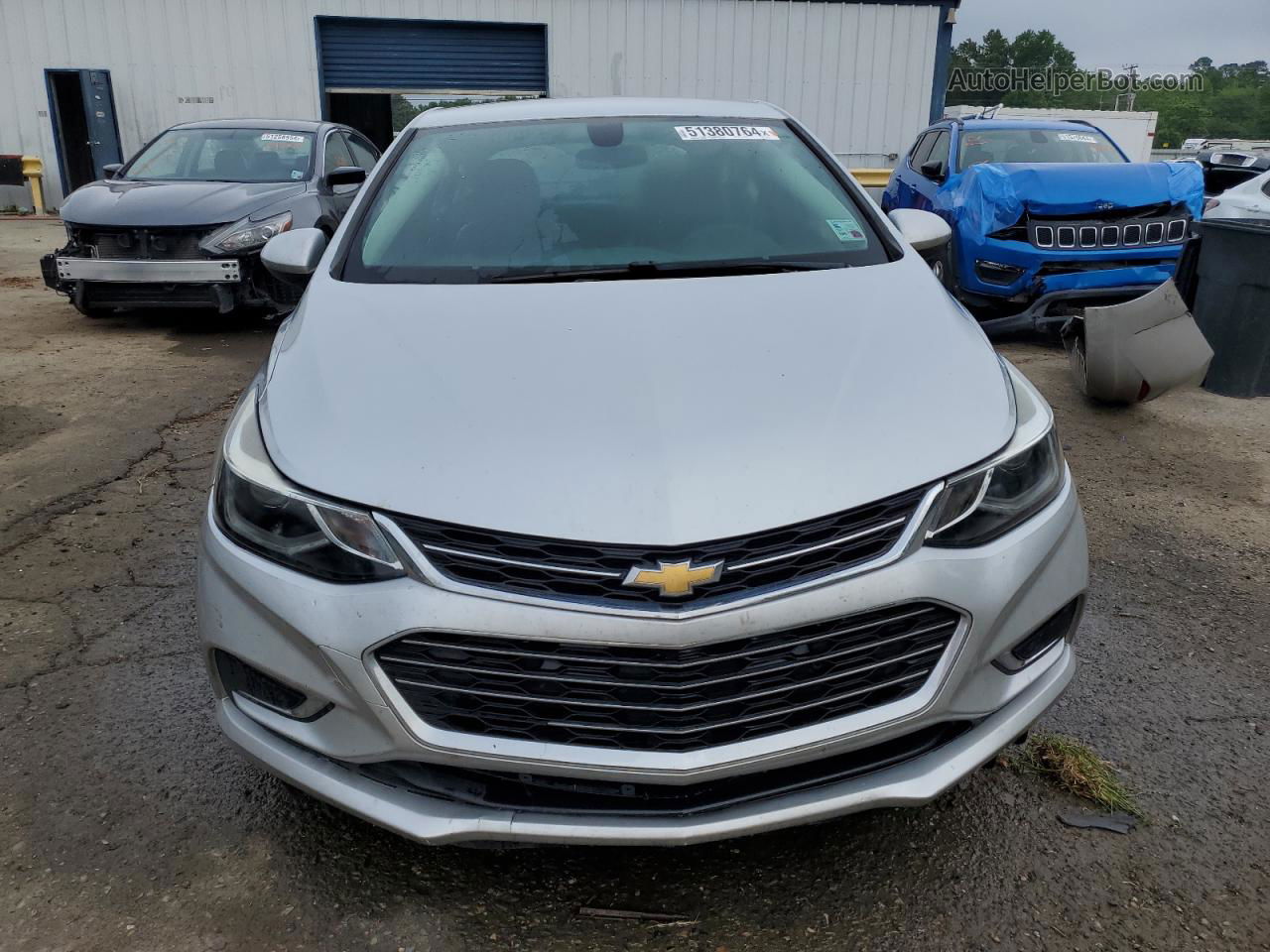 2017 Chevrolet Cruze Premier Серебряный vin: 1G1BF5SM1H7187507