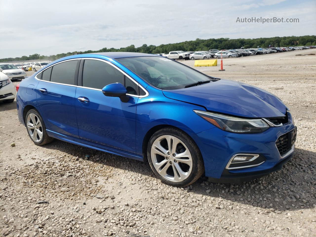 2017 Chevrolet Cruze Premier Blue vin: 1G1BF5SM2H7152474