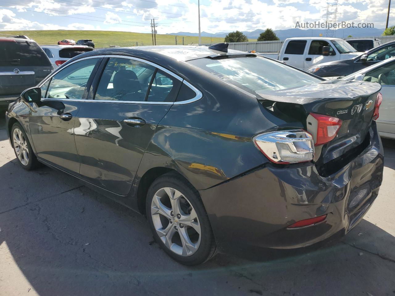 2017 Chevrolet Cruze Premier Gray vin: 1G1BF5SM2H7194966