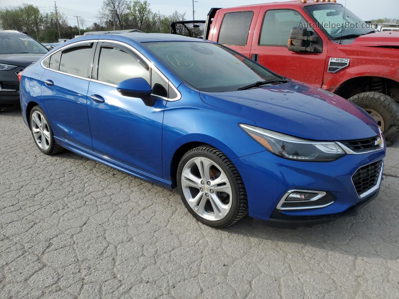 2018 Chevrolet Cruze Premier Blue vin: 1G1BF5SM2J7178076