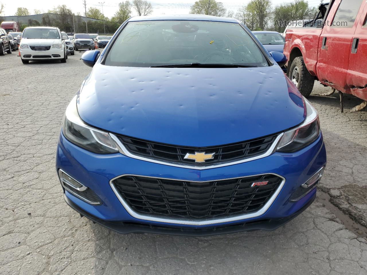 2018 Chevrolet Cruze Premier Blue vin: 1G1BF5SM2J7178076