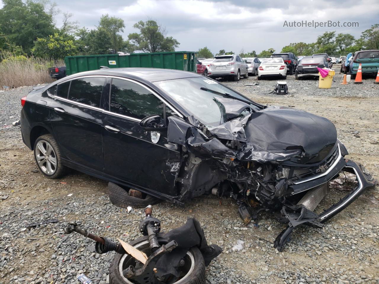 2017 Chevrolet Cruze Premier Black vin: 1G1BF5SM3H7145369