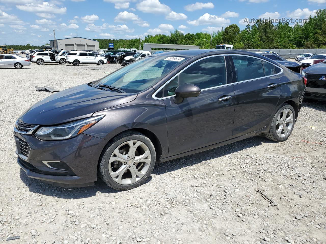 2017 Chevrolet Cruze Premier Brown vin: 1G1BF5SM4H7236361