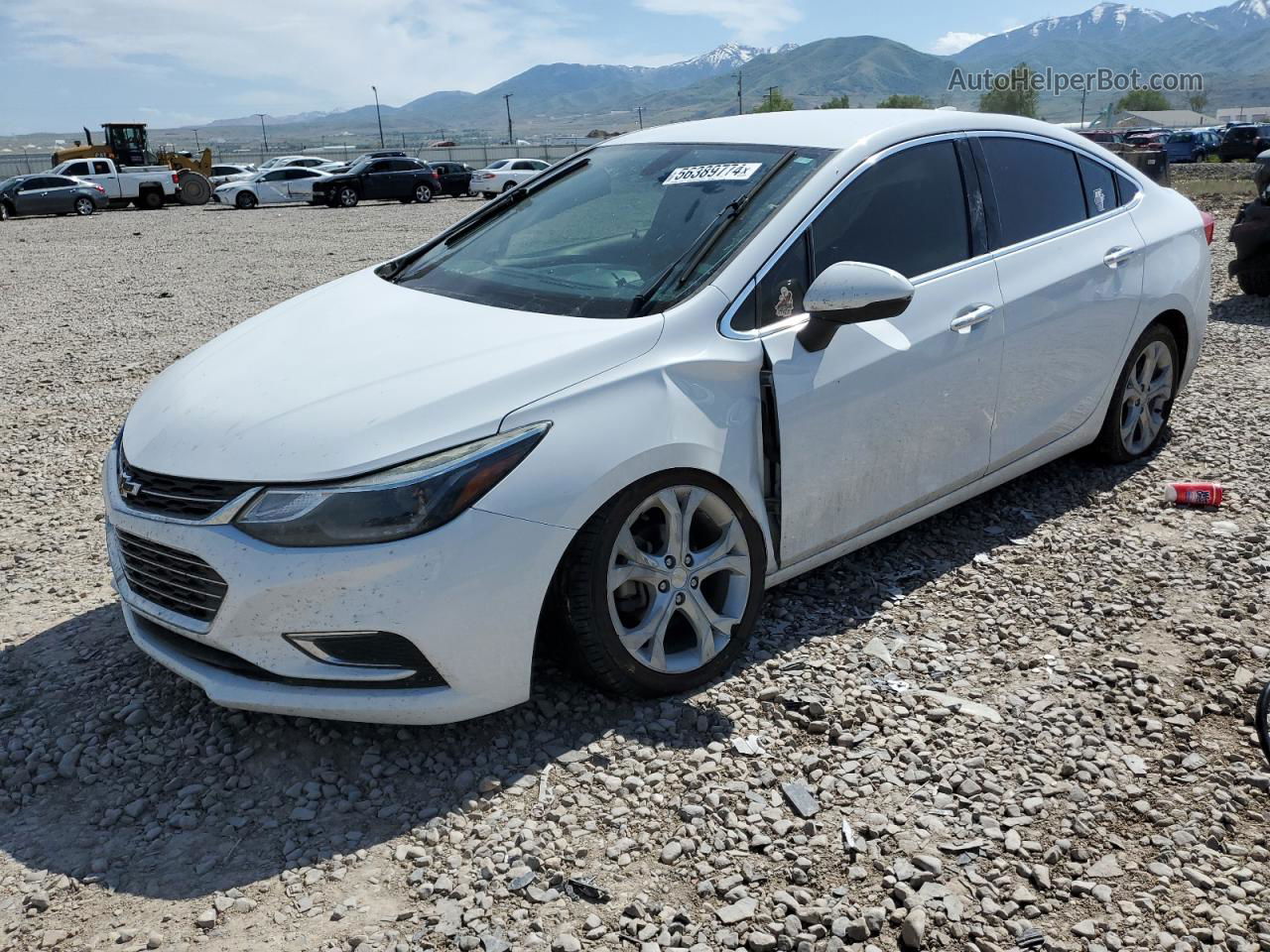 2017 Chevrolet Cruze Premier White vin: 1G1BF5SM5H7250057