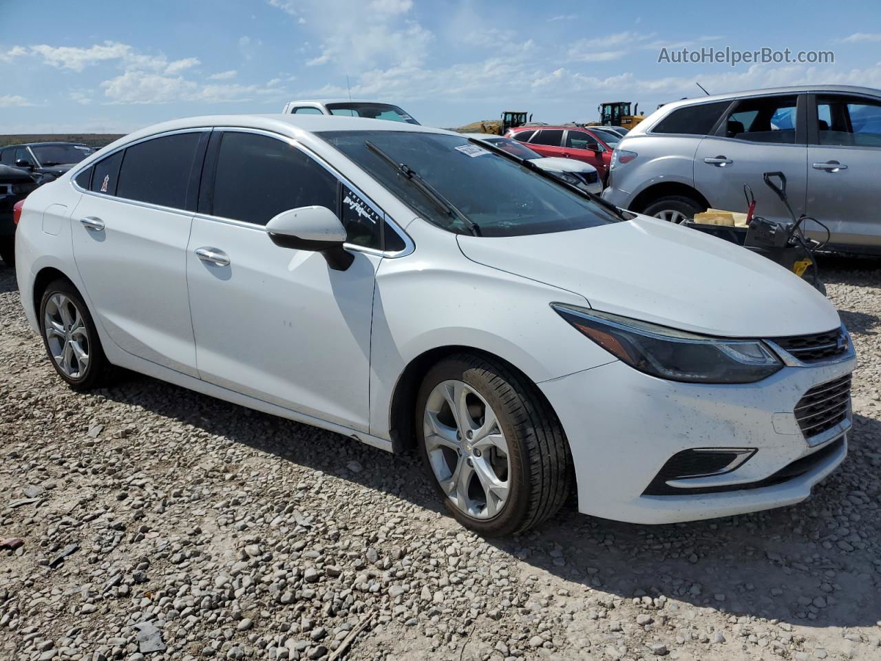 2017 Chevrolet Cruze Premier White vin: 1G1BF5SM5H7250057