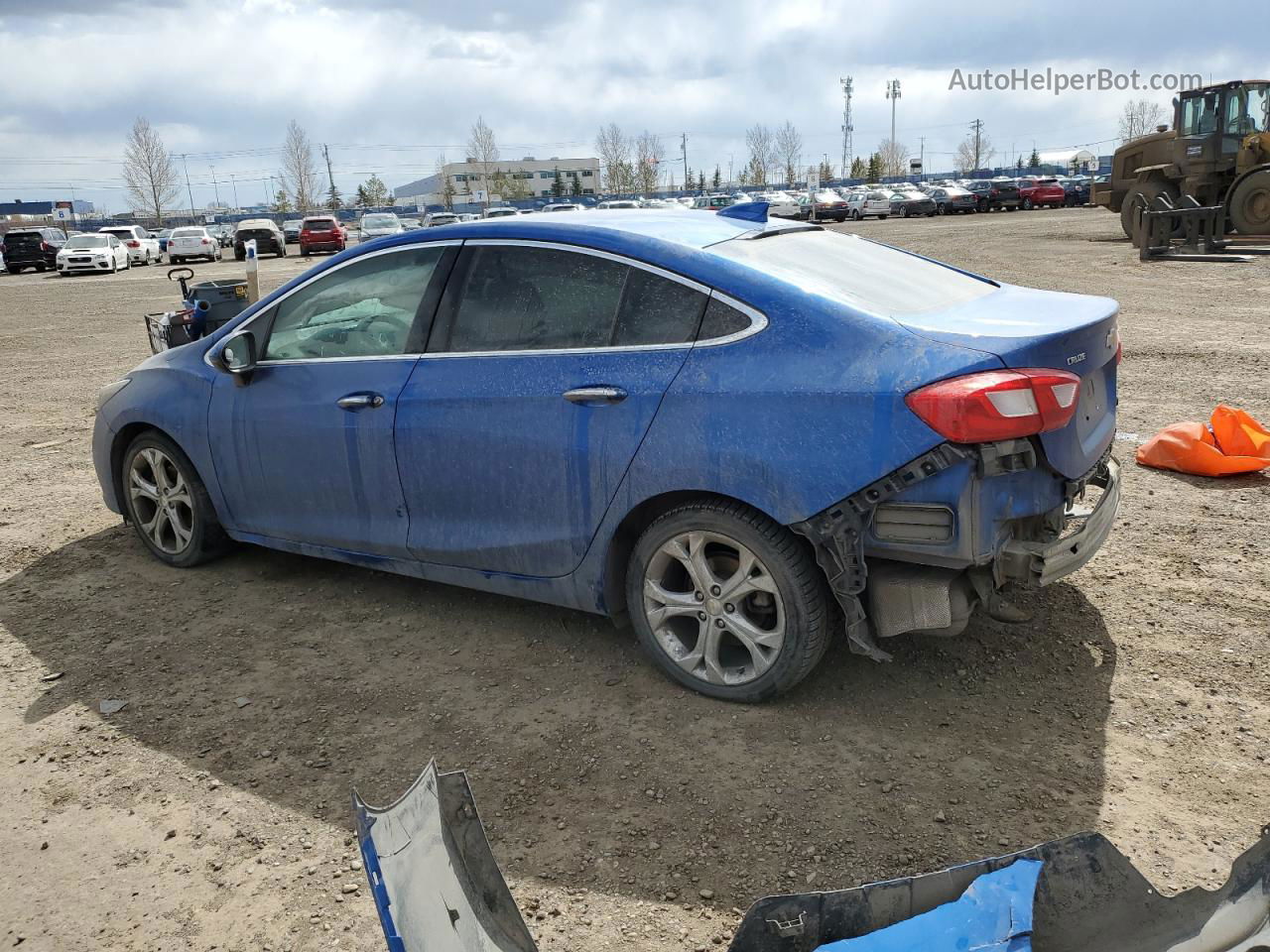 2017 Chevrolet Cruze Premier Синий vin: 1G1BF5SM5H7265626