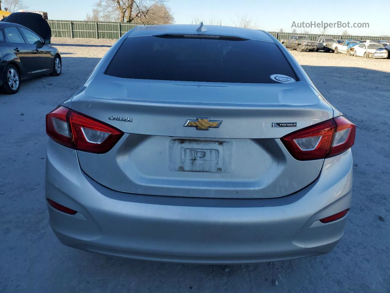 2018 Chevrolet Cruze Premier Silver vin: 1G1BF5SM8J7193472